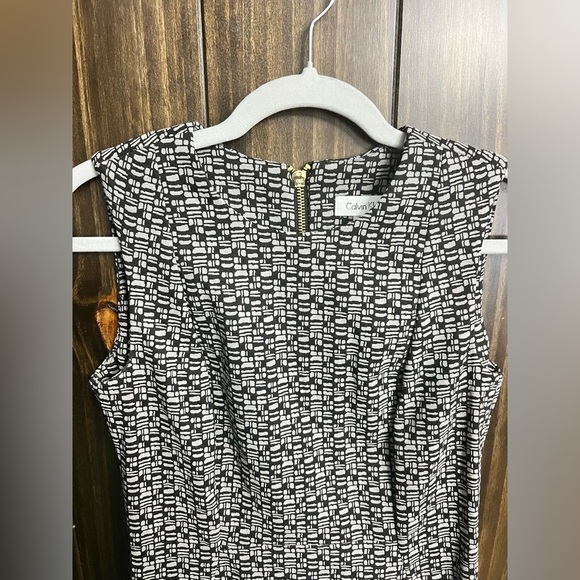 Calvin Klein Black & White Business Dress - Picture 5 of 9